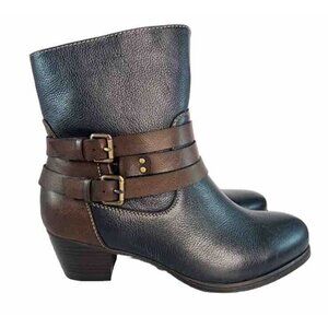 Naturalizer Katrina Leather Buckle Ankle Boots